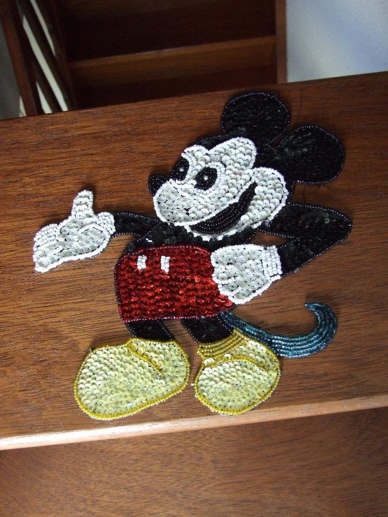 Apllicatie met glitters Mickey Mouse, Ophalen of Verzenden, Mickey Mouse, Nieuw, Overige typen
