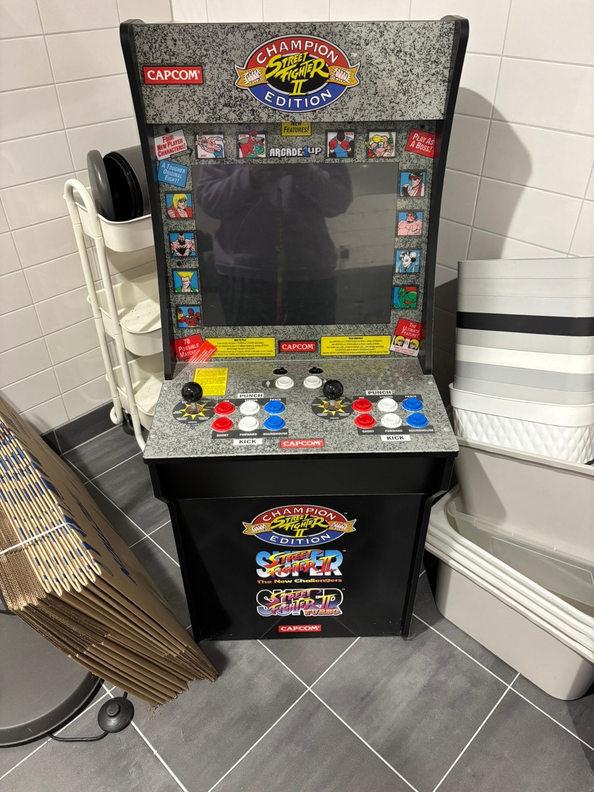 Arcade1Up Street Fighter II Champion Edition – bieden, Ophalen, Zo goed als nieuw