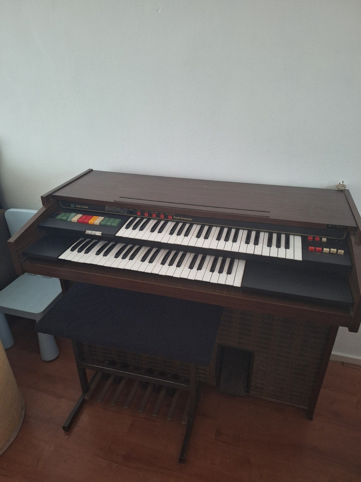 orgel met kruk, Ophalen, Gebruikt, 2 klavieren, Orgel