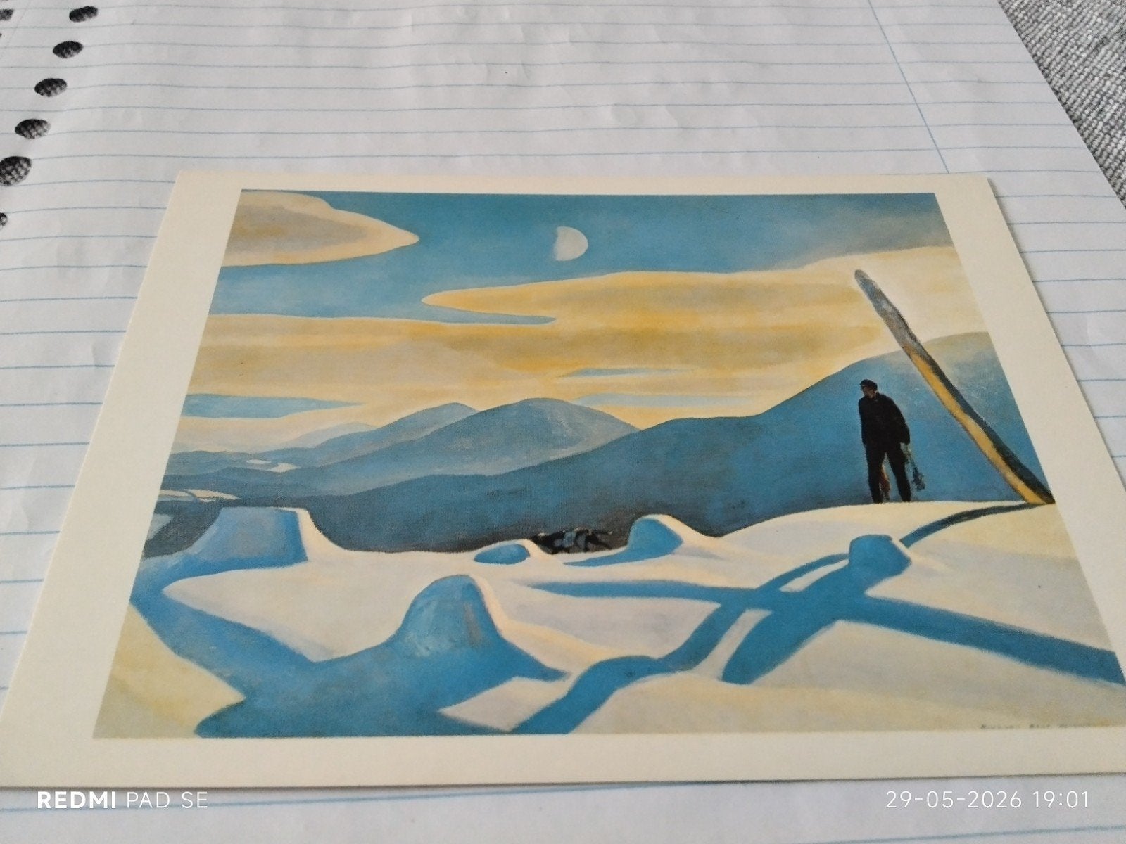 Rockwell Kent - De Trapper (De Pelsjager) - Ansichtkaart, Ophalen of Verzenden