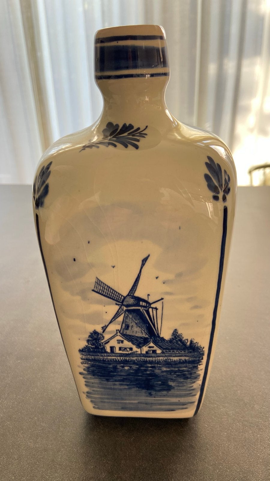 Delftsblauwe vaas - Hollands souvenir klein prijsje, Ophalen of Verzenden