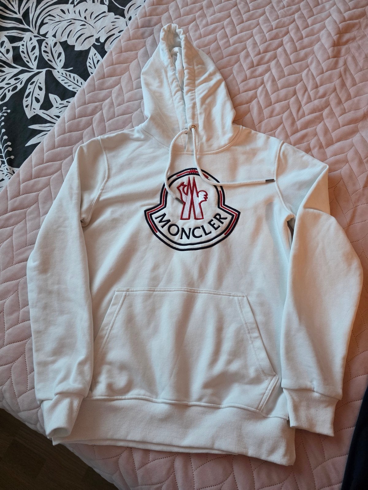 Moncler hoodie wit - Maat M, Moncler, Maat 48/50 (M), Wit, Ophalen of Verzenden