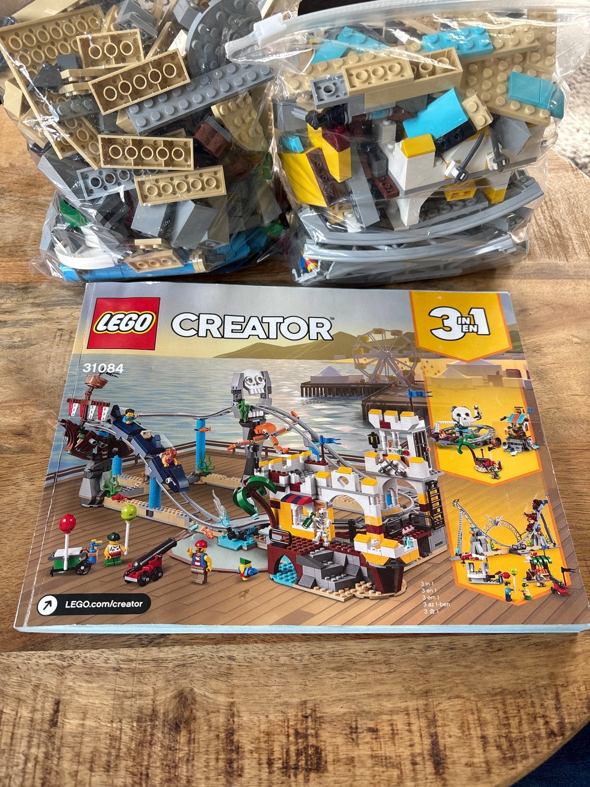 LEGO Creator 31084 Piratenachtbaan (zonder doos), Ophalen, Gebruikt