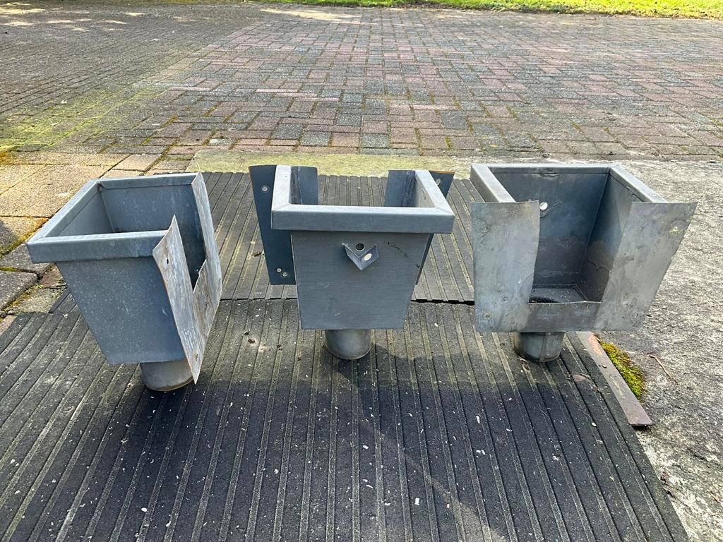 Vergaarbakken, Doe-het-zelf en Verbouw, Buizen en Afvoer, Ophalen, Afvoer, Nieuw, Zink