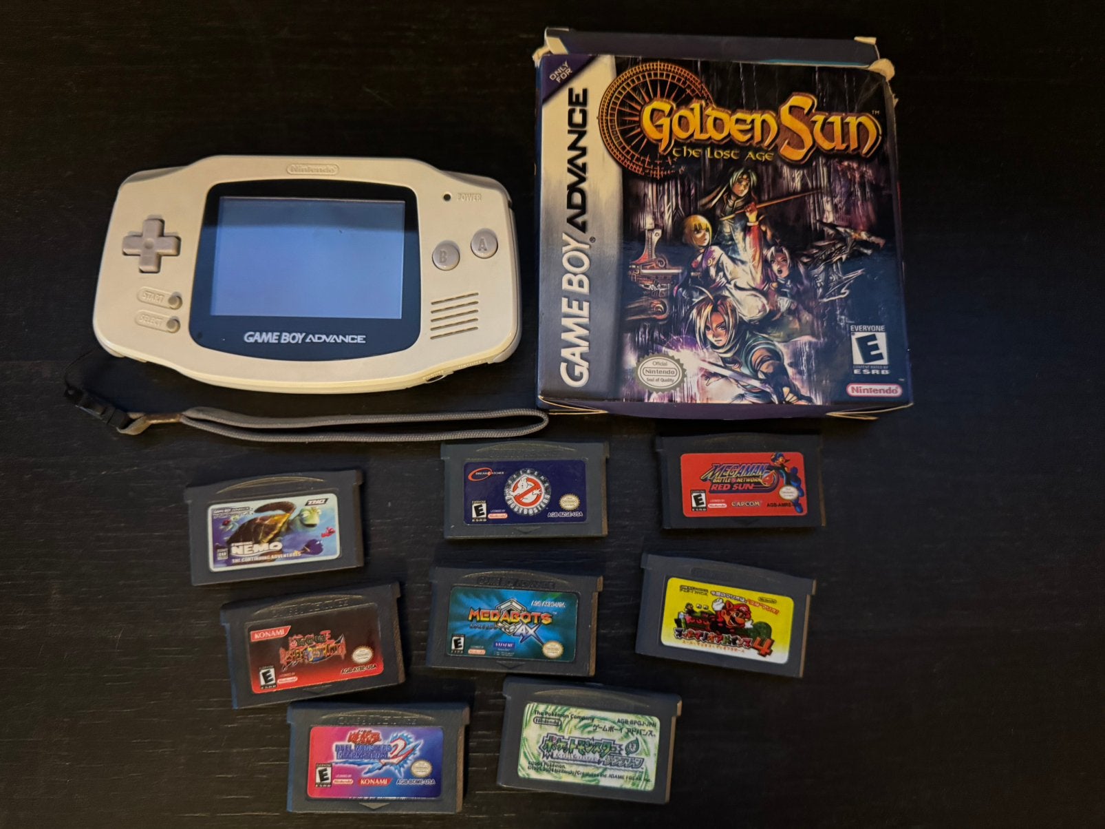 Nintendo Game Boy Advance + 8 games (onderdelen/defect), Spelcomputers en Games, Ophalen of Verzenden, Zo goed als nieuw, Game Boy Advance