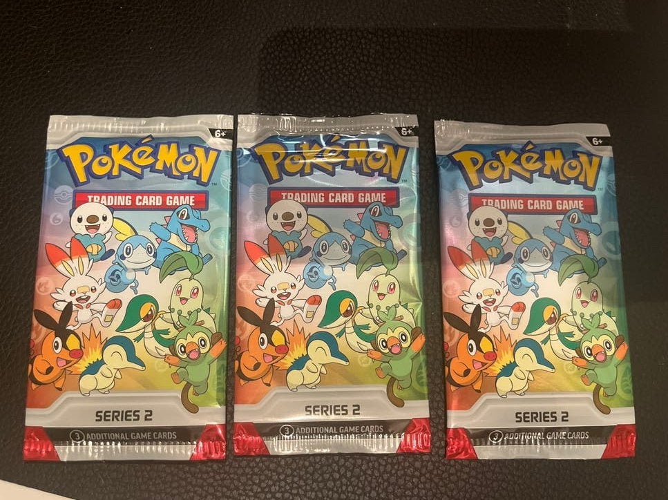 3x Pokemon first partner series 2 booster packs, Ophalen of Verzenden, Nieuw, Booster
