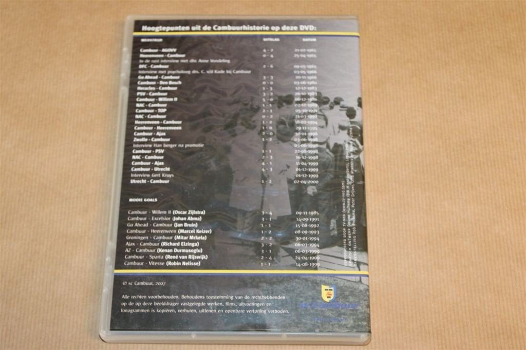Puur Cambuur DVD — Hoogtepunten Voetbal Leeuwarden, Alle leeftijden, Ophalen of Verzenden, Gebruikt, Cursus of Instructie