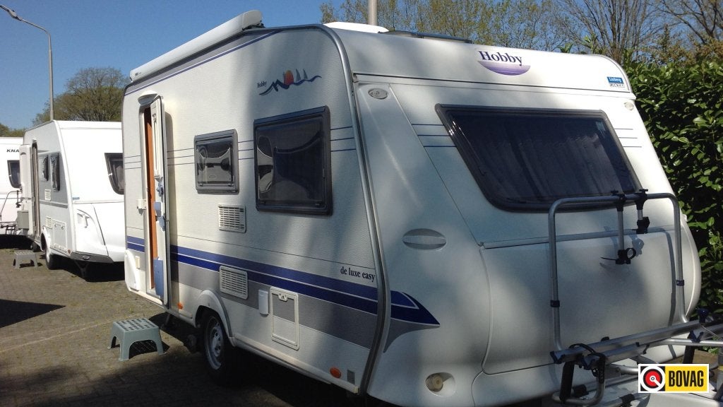 Hobby De luxe Easy 440 SF, Caravans en Kamperen, Hobby, Treinzit, 4 tot 5 meter, Schokbreker