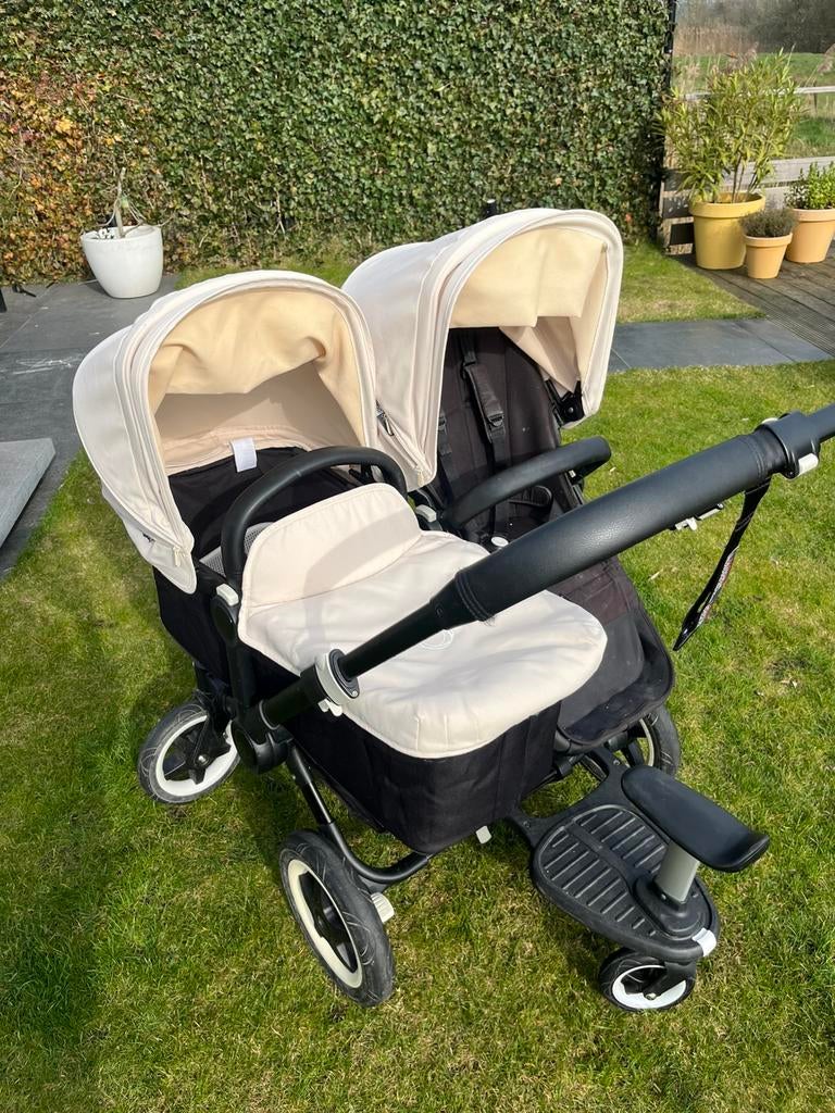 Bugaboo Donkey kinderwagen zwart ecru, Ophalen, Bugaboo, Zo goed als nieuw, Combiwagen