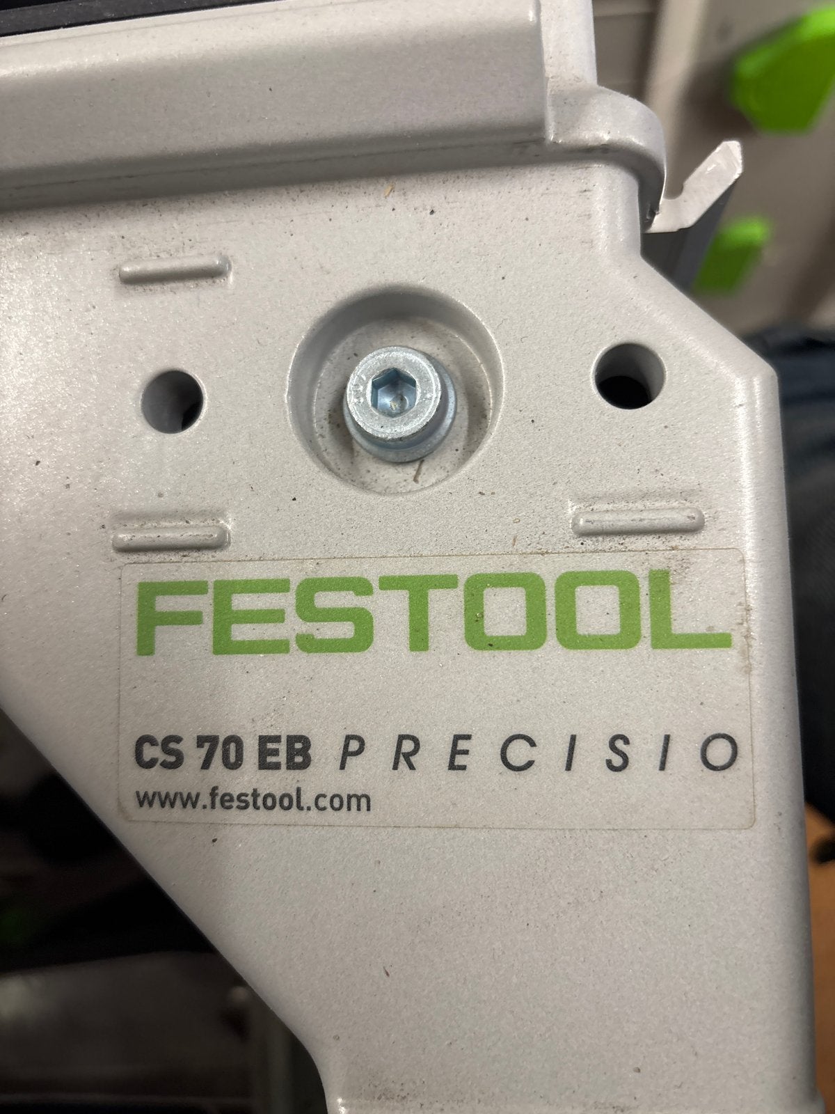 Festool CS 70 EB Precisio Tafelcirkelzaag, Gebruikt, Cirkelzaag, 70 mm of meer, Ophalen of Verzenden