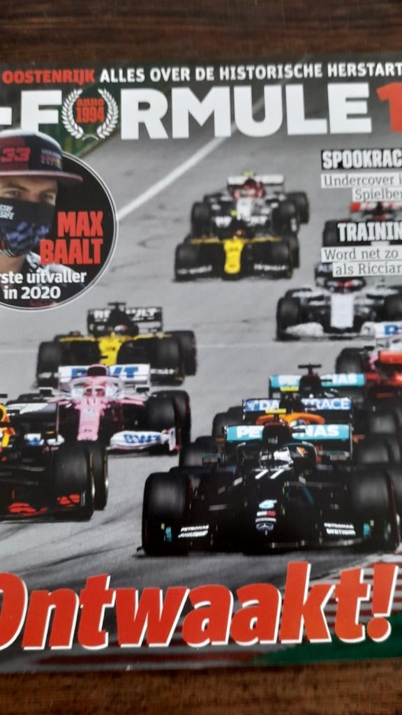 Formule 1 Magazine - Max Verstappen - Oostenrijk 2020, Ophalen of Verzenden, Gelezen, Sport en Vrije tijd
