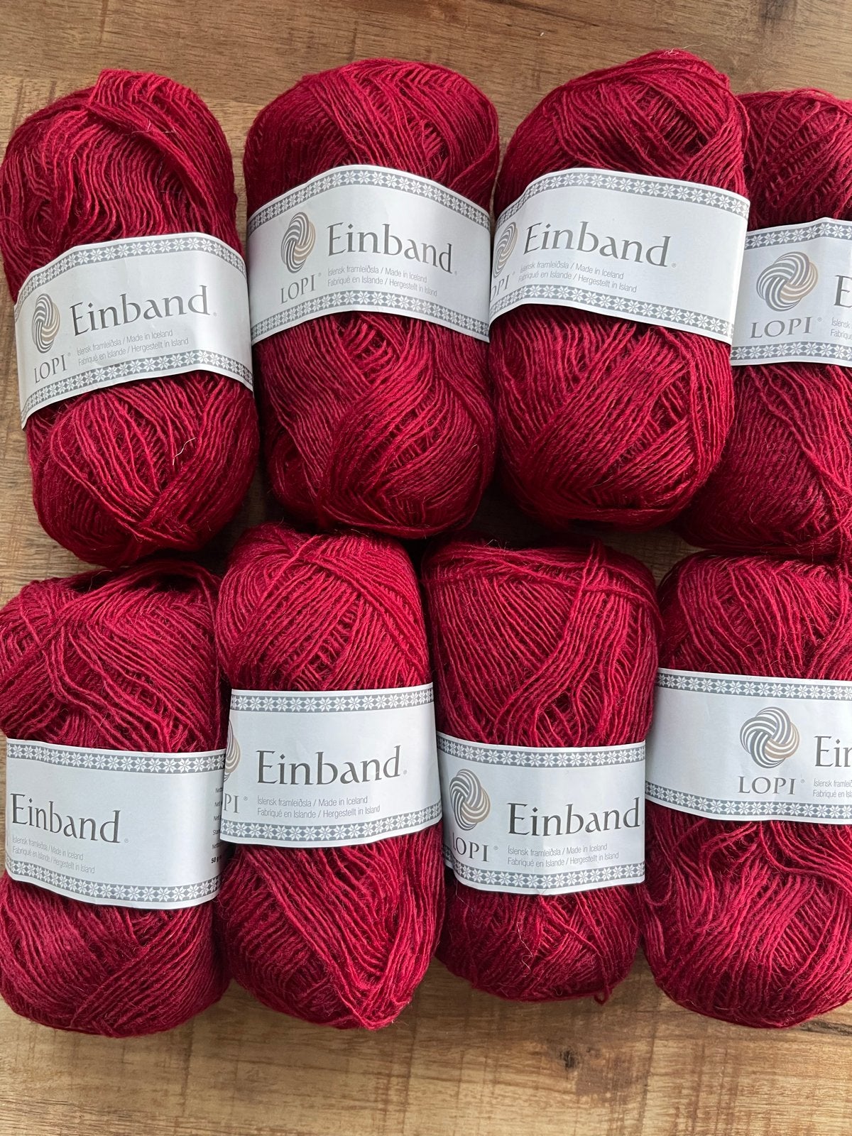 Einband IJslandse pure wol - 8 bollen (400 gr), Ophalen of Verzenden, Nieuw, Breien of Haken, Wol of Garen