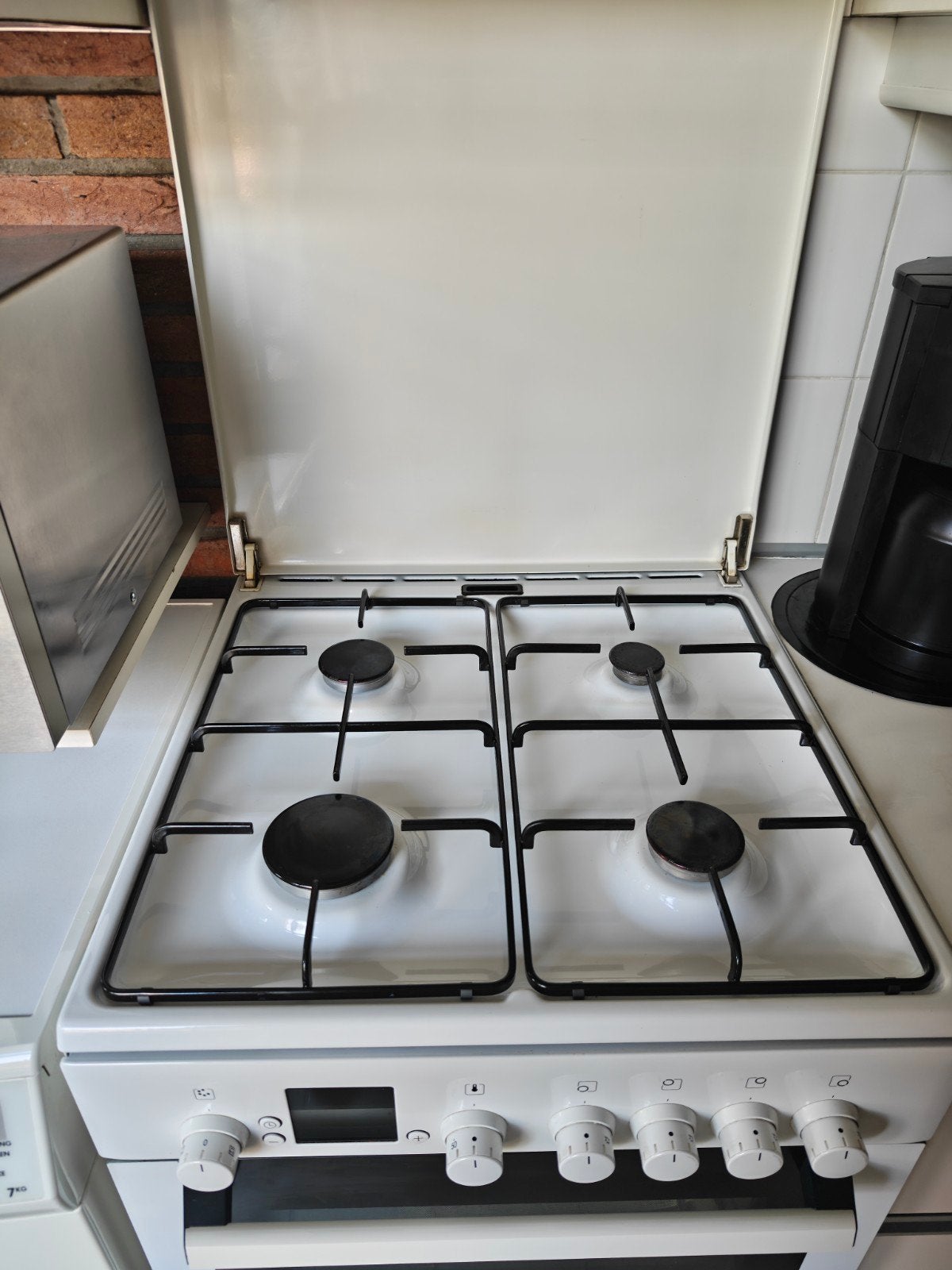 Bosch Vrijstaand Gasfornuis met Oven, Ophalen, Gebruikt, 60 cm of meer, 4 kookzones