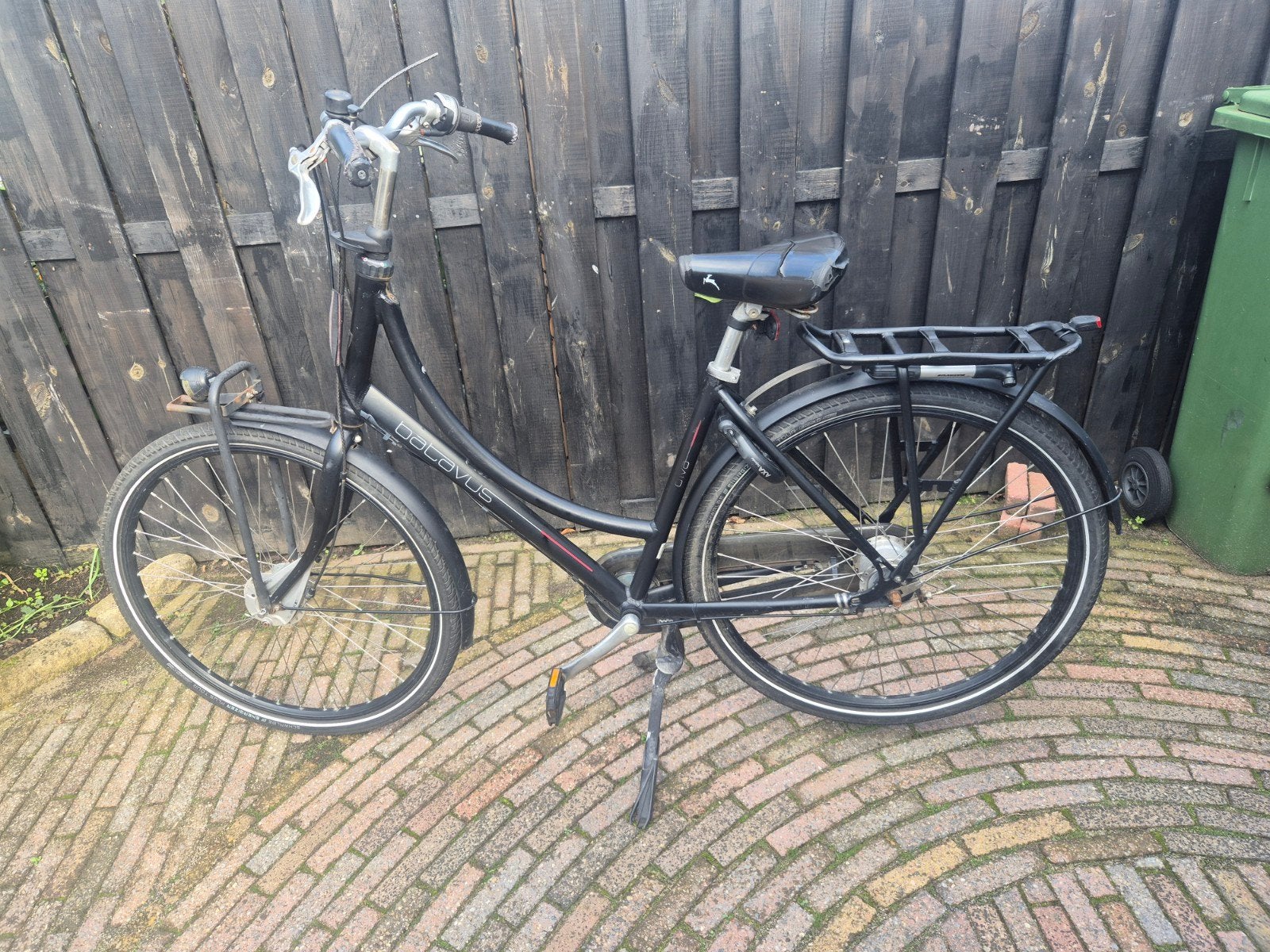 Damesfiets 28inch, 50 tot 53 cm, Ophalen, Gebruikt
