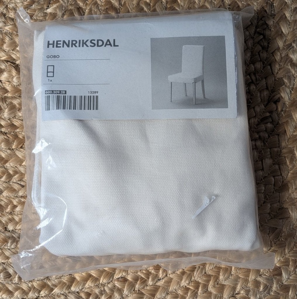 Ikea Hendriksdal type Gobo witte stoelhoes (nieuw), Overige stijlen, Nieuw, Ophalen of Verzenden, Wit