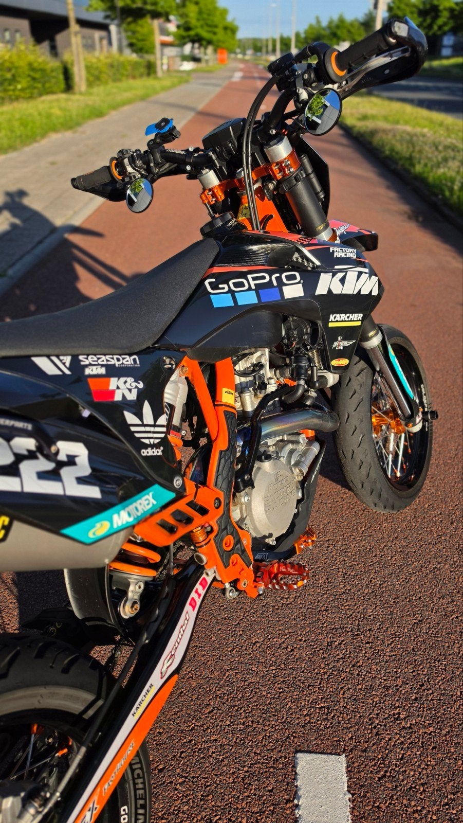 KTM EXC 500 SixDays 2013 Supermoto Akrapovic, Sportuitlaat, Gebruikt, Particulier, Handgeschakeld