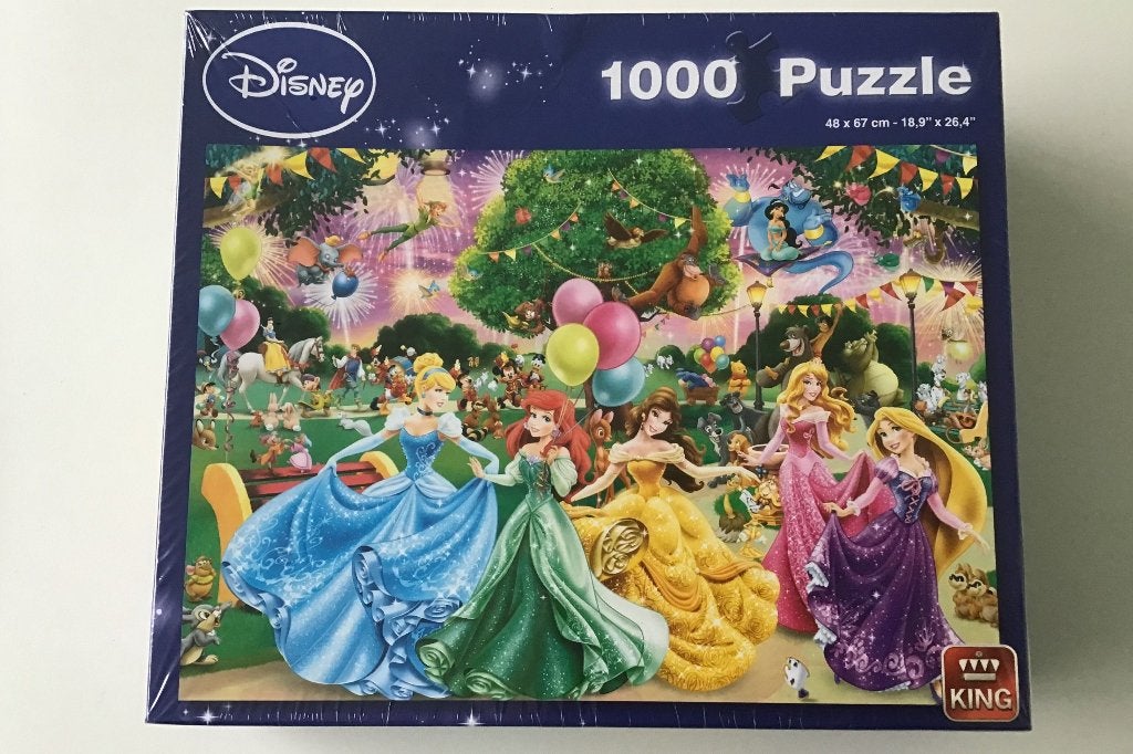 Disney prinsessen puzzel Vuurwerk 1000 stukjes *NIEUW*, Ophalen of Verzenden, 500 t/m 1500 stukjes, Nieuw, Legpuzzel
