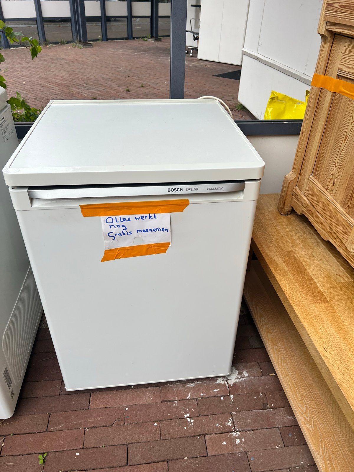 Bosch Exclusiv Economic Koelkast - Gratis Af te Halen, Ophalen of Verzenden, Minder dan 75 liter, Zonder vriesvak, Gebruikt
