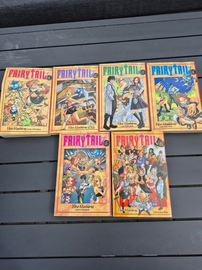 Fairy Tail manga strip deel 1 tot 6, Ophalen of Verzenden