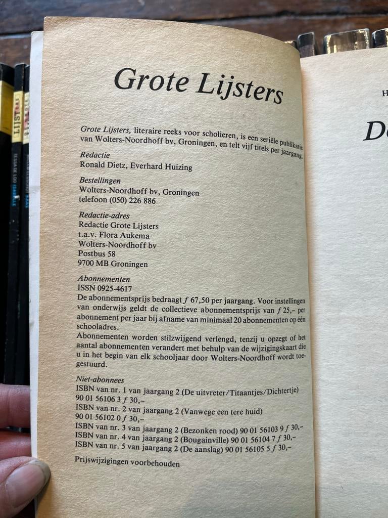 Diverse literaire boeken (Nederlands, Engels, Duits), Verzenden, Gelezen