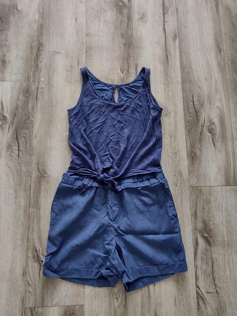 Prachtige blauwe, marineblauwe playsuit van Esprit, maat M., Kleding | Dames, Jumpsuits, Maat 38/40 (M), Blauw, Onb, Ophalen of Verzenden