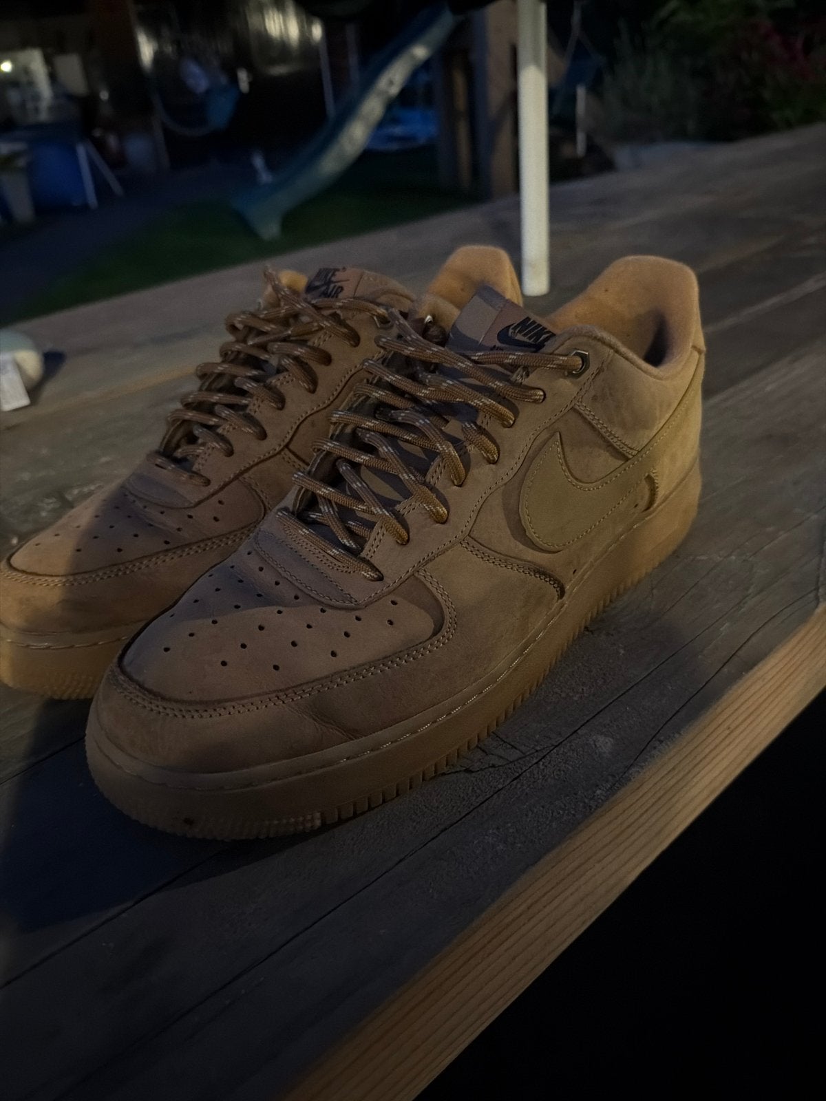 Nike Air Force 1 - Zo goed als nieuw, Kleding | Heren, Ophalen, Zo goed als nieuw, Bruin, Sneakers of Gympen