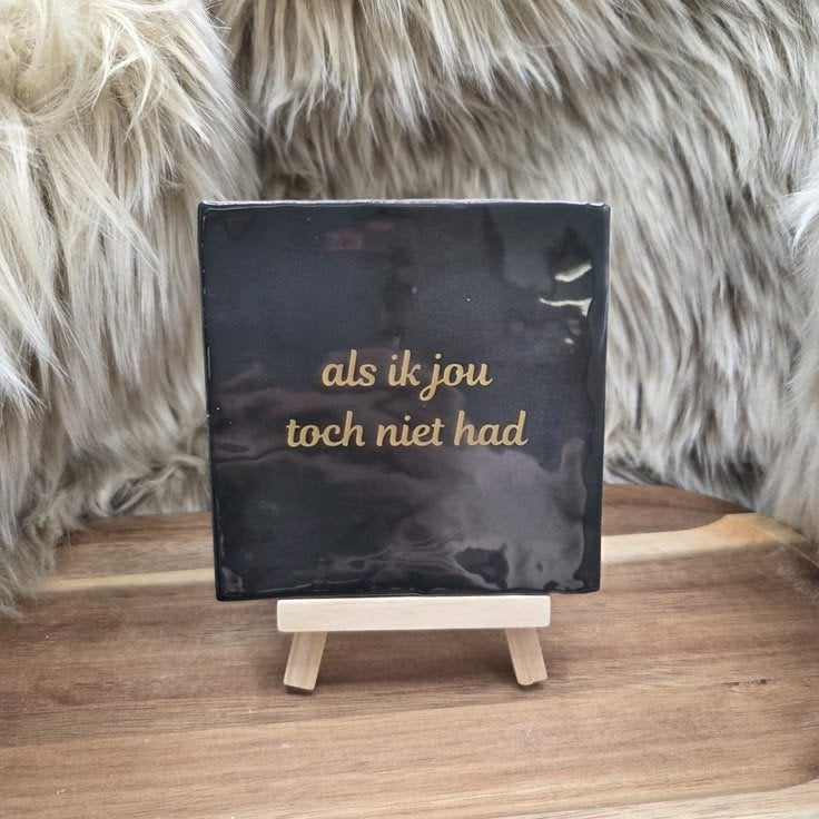 Nieuw tegeltje met tekst - Zonder houder, Ophalen of Verzenden