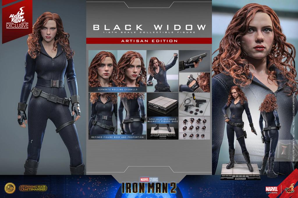 Hot Toys 1/6 MMS757AE Black Widow Iron Man 2, Ophalen of Verzenden, Nieuw