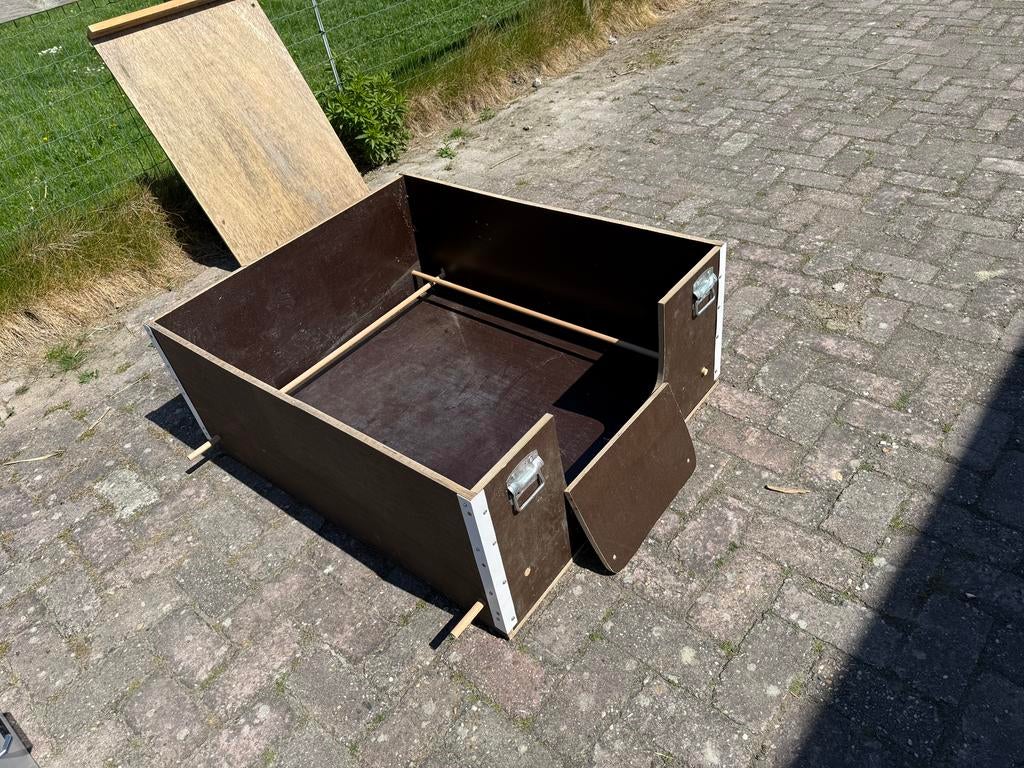 Werpkist 100 x 80, Dieren en Toebehoren, Hondenhokken, Ophalen, Gebruikt, 75 tot 110 cm, Minder dan 65 cm