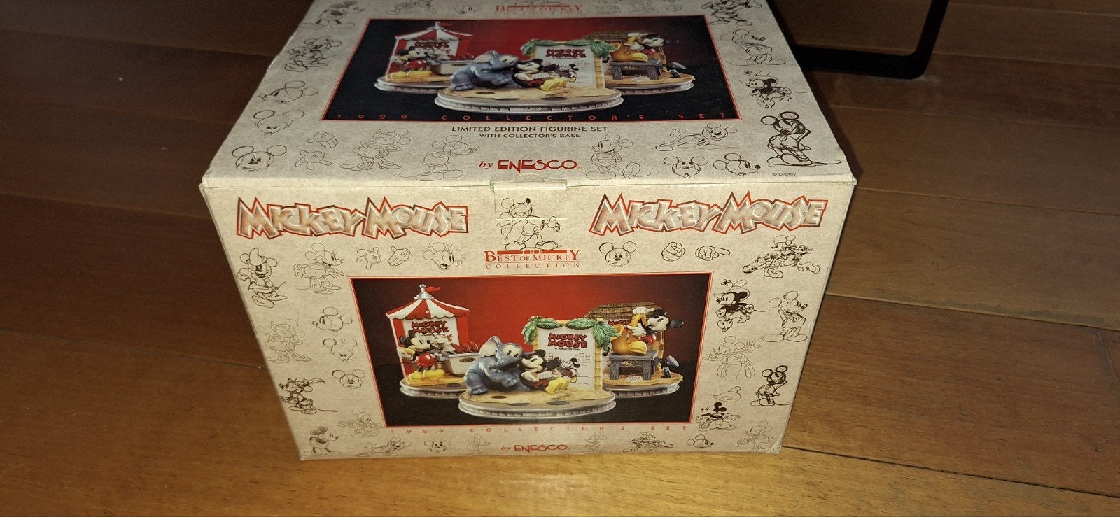 Disney Mickey Mouse Limited Edition Beeldjes Set Enesco, Ophalen, Mickey Mouse, Nieuw, Beeldje of Figuurtje