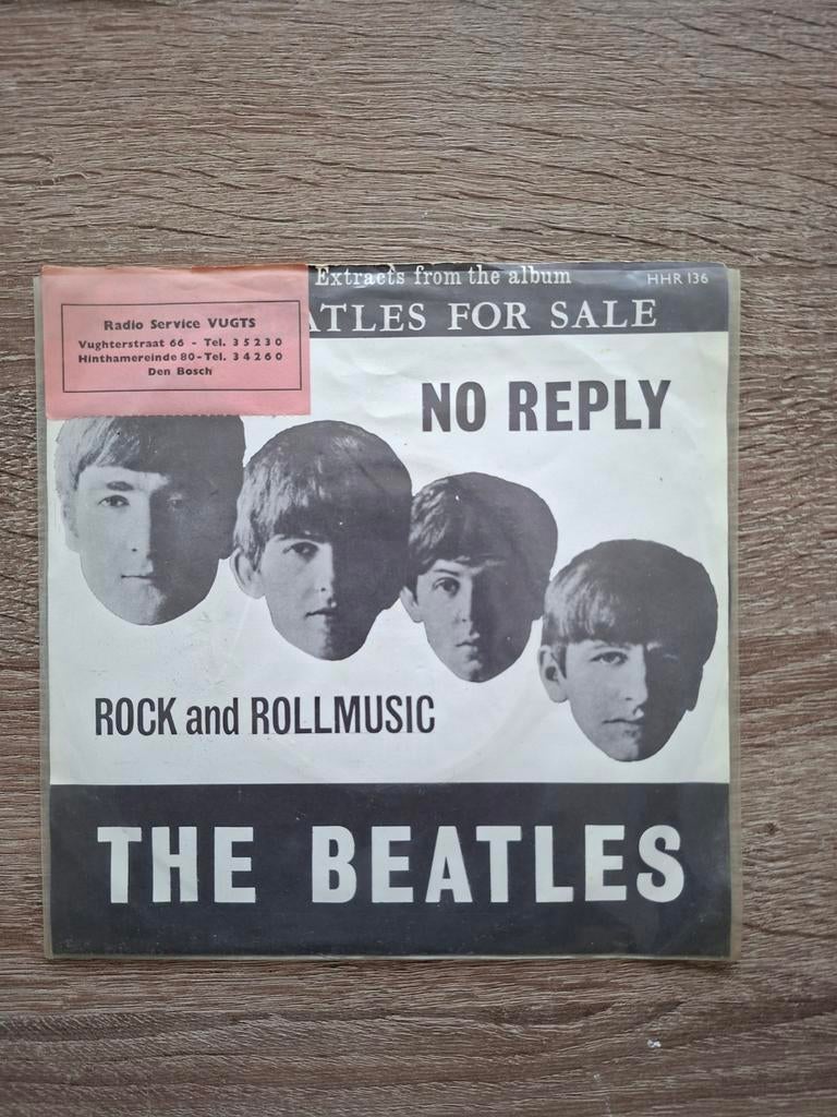 The Beatles - No Reply / Rock and Roll Music (7 inch vinyl), Cd's en Dvd's, Vinyl | Pop, Ophalen of Verzenden, Gebruikt, 7 inch
