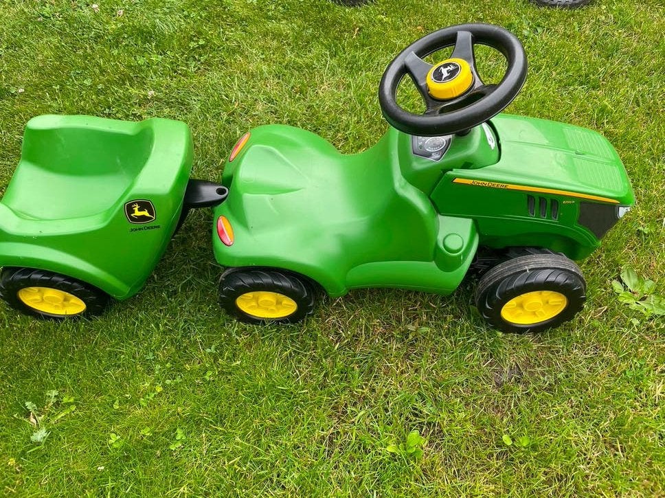 John Deere Looptractor met kar, Ophalen, Gebruikt, Trapvoertuig