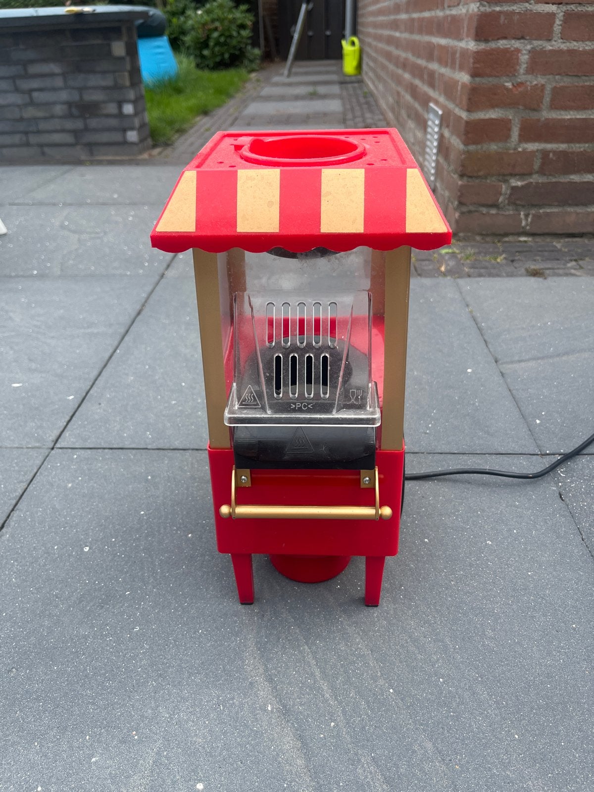 Leuke Popcornmachine in Kar-Stijl, Witgoed en Apparatuur, Ophalen of Verzenden, Gebruikt