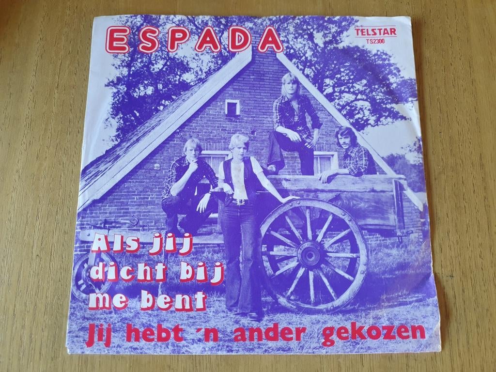 Espada - Als jij dicht bij me bent ( Piraten ) Telstar, Cd's en Dvd's, Vinyl | Nederlandstalig, Ophalen of Verzenden, Zo goed als nieuw