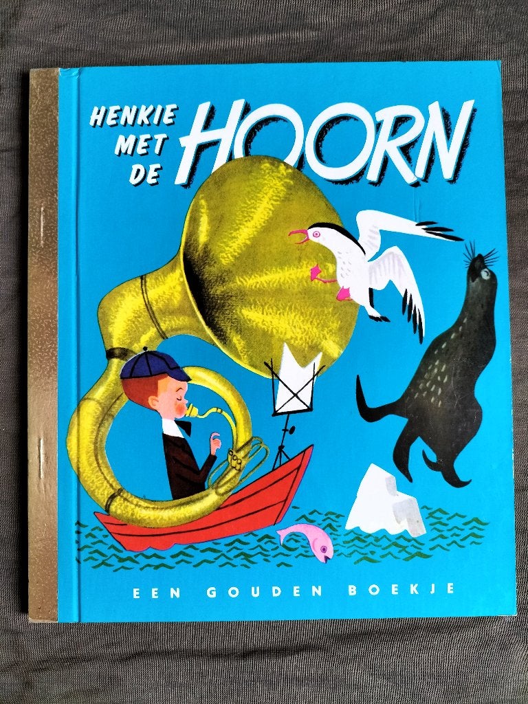 Henkie met de hoorn / een gouden boekje, Boeken, Fictie algemeen, Jongen of Meisje, Zo goed als nieuw, Jack Bechdolt