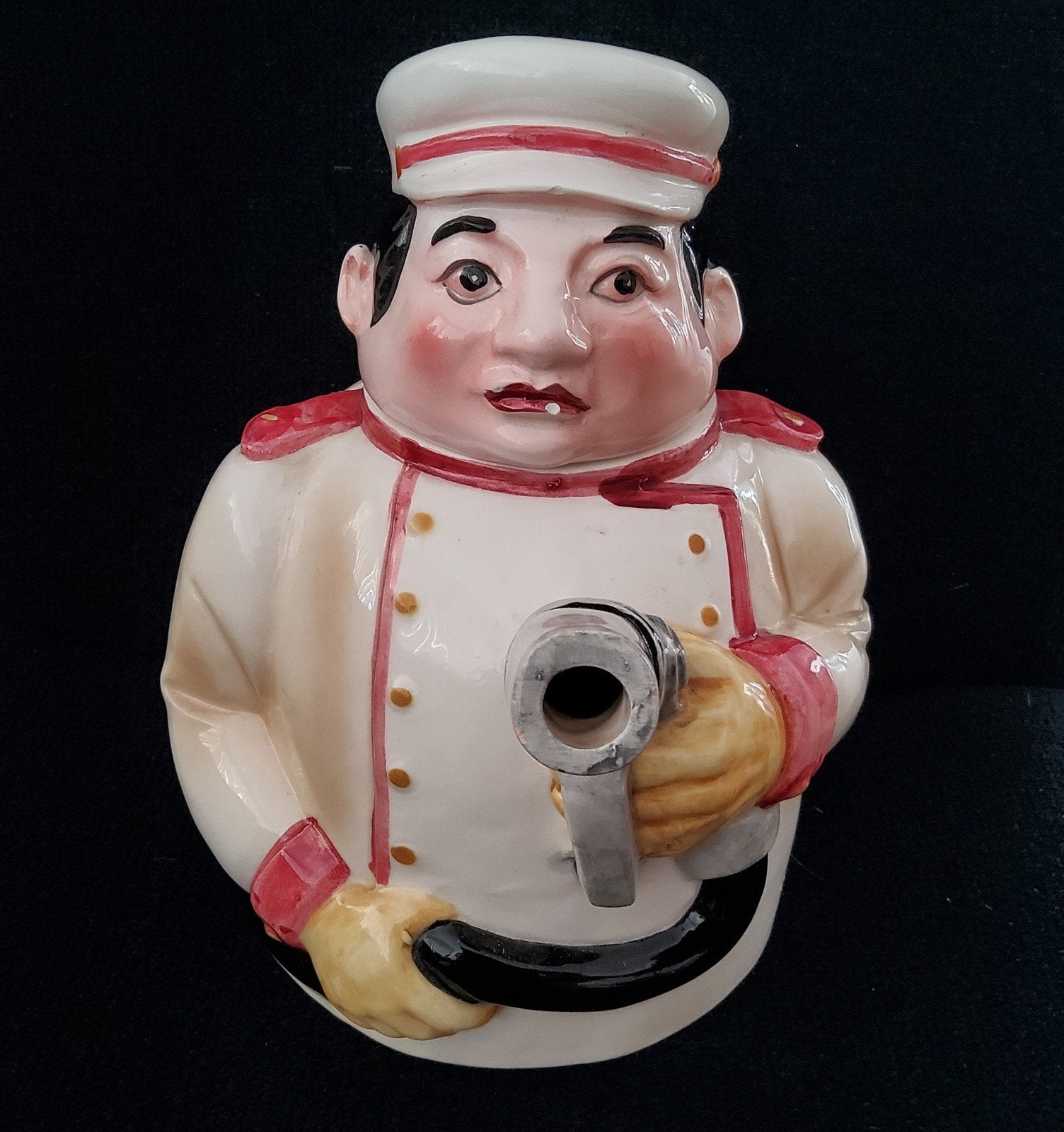 Vintage keramische THEEPOT Dept. 56 Tea Time Chauffeur, Ophalen of Verzenden