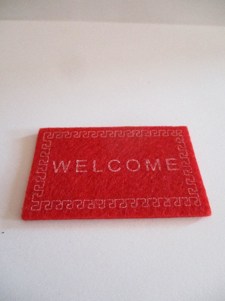 poppenhuis welcome mat, Ophalen of Verzenden, Zo goed als nieuw, Decoratie