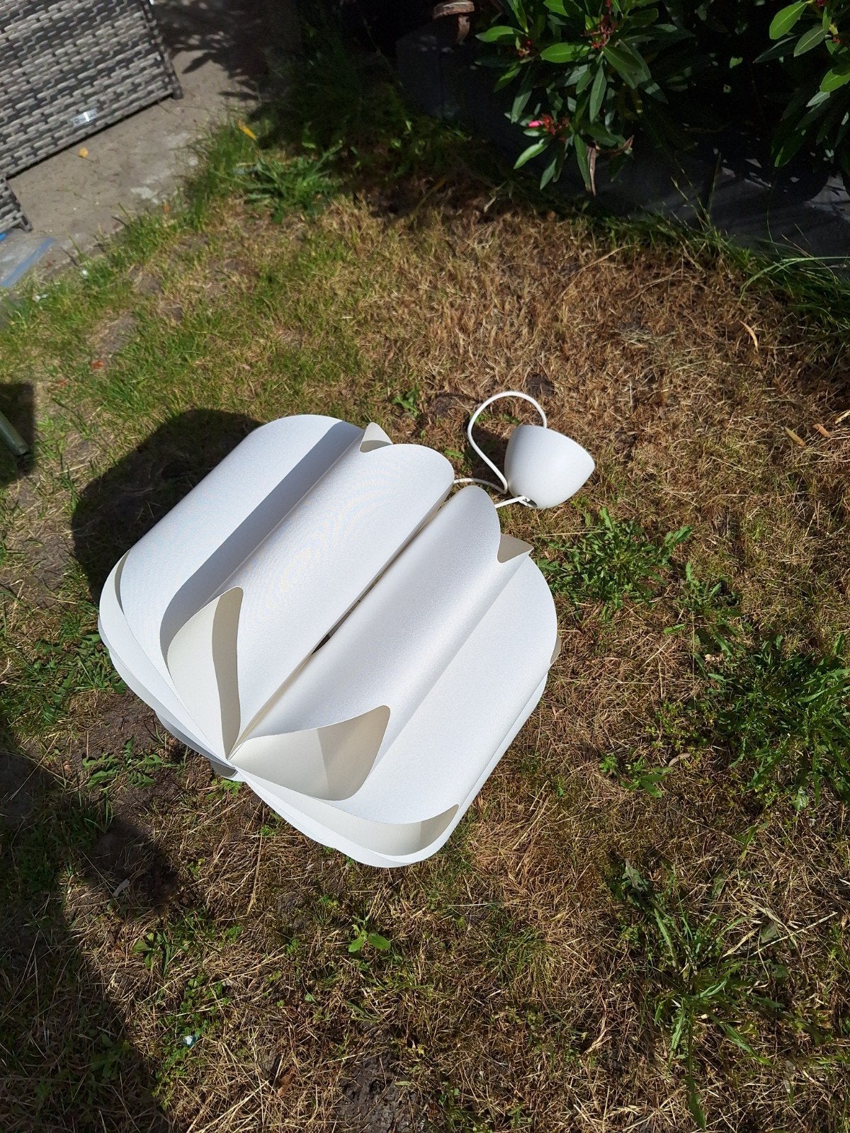 Witte Ikea hanglamp, Huis en Inrichting, Overige materialen, Gebruikt, Ophalen of Verzenden, Modern, Scandinavisch