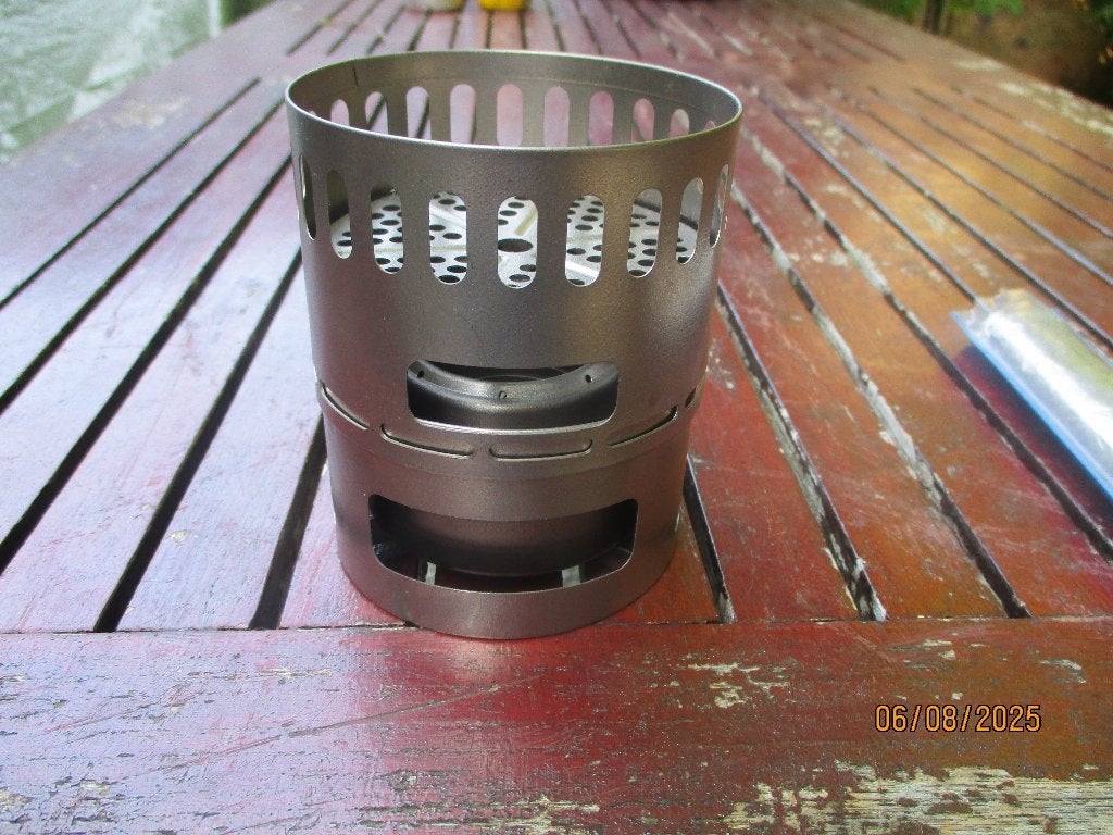 Evernew Titanium Wood / Alcohol Stove Nieuw,  Ongebruikt, Ophalen of Verzenden, Landmacht, Nederland