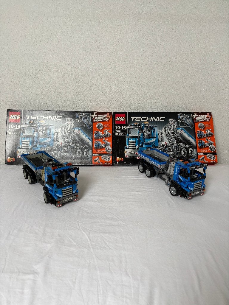Lego Technic 8052 Container Truck met Power Functions, Ophalen, Gebruikt, Inclusief instructies, Lego