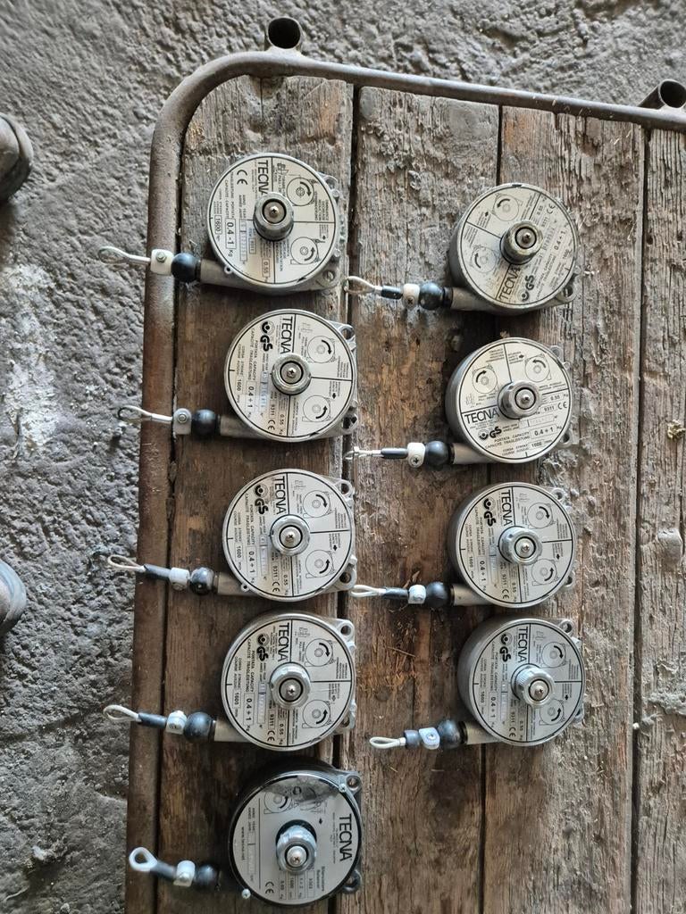 Tecna veerbalancer ophangsysteem gereedschap etc. 9st, Ophalen