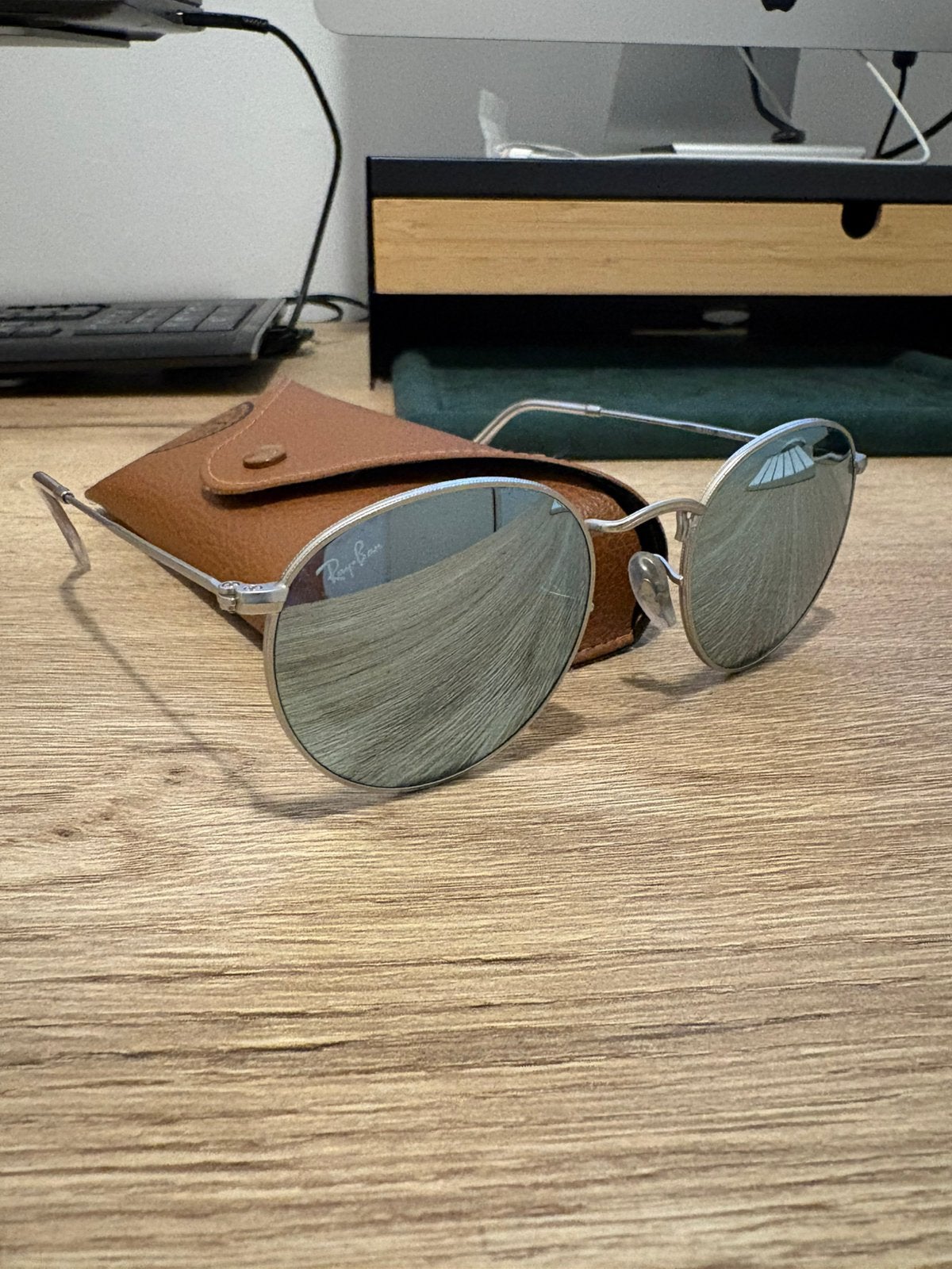 Ray Ban RB3447, Gebruikt, Zonnebril, Blauw, Ophalen of Verzenden