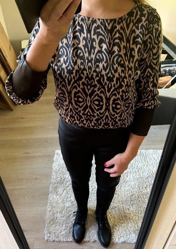 Tiger animal blouse Rinascimento, Maat 38/40 (M), Rinascimento , Zwart, Ophalen of Verzenden