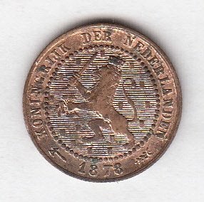 Willem III - 1 cent 1878 -Sch.696, Postzegels en Munten, Munten | Nederland, Ophalen of Verzenden, Koning Willem III, 1 cent