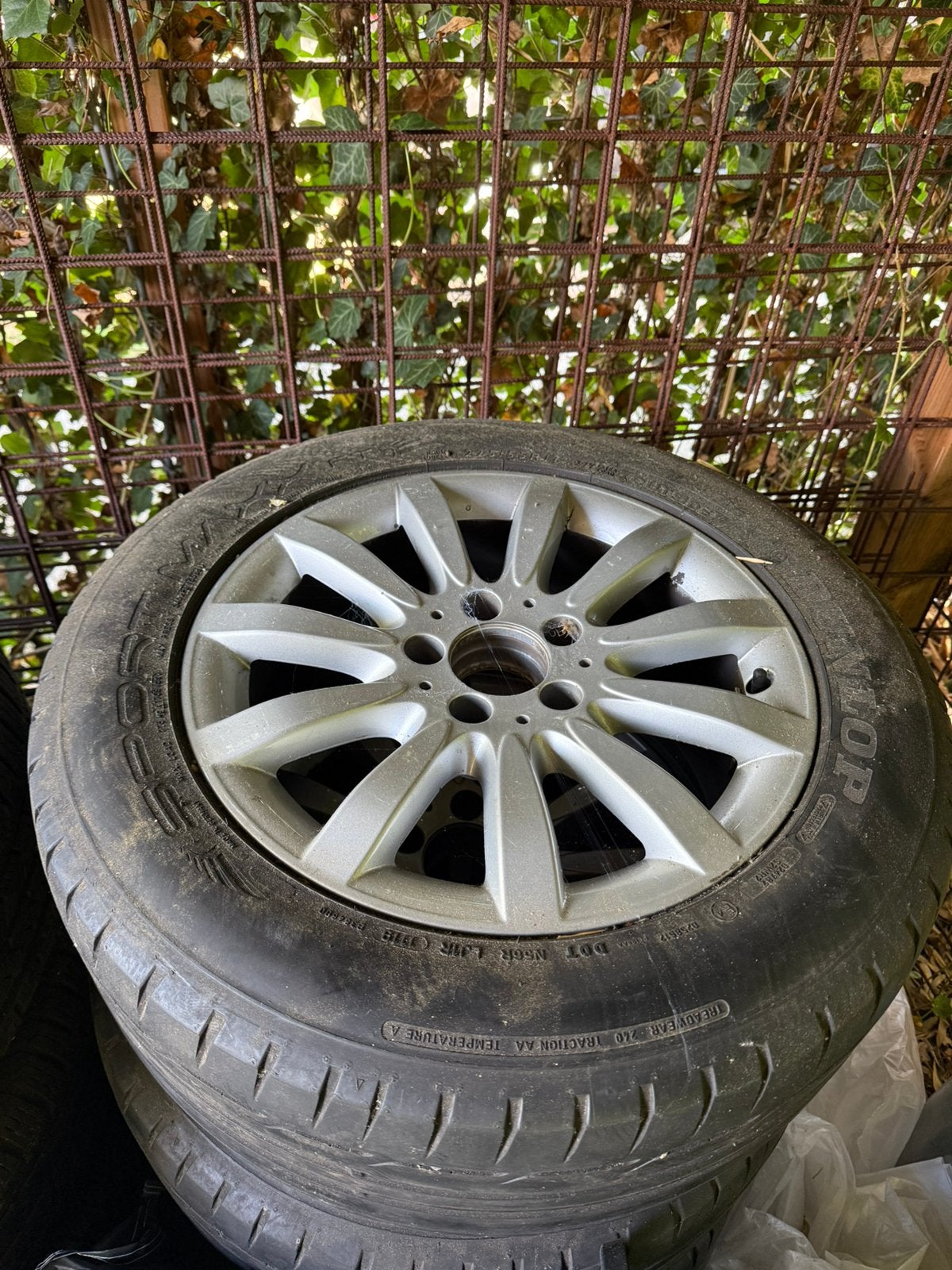 Mercedes W211 S211 E-klasse velgen 17 inch, Auto-onderdelen, Ophalen, Velg(en), 17 inch, Zomerbanden