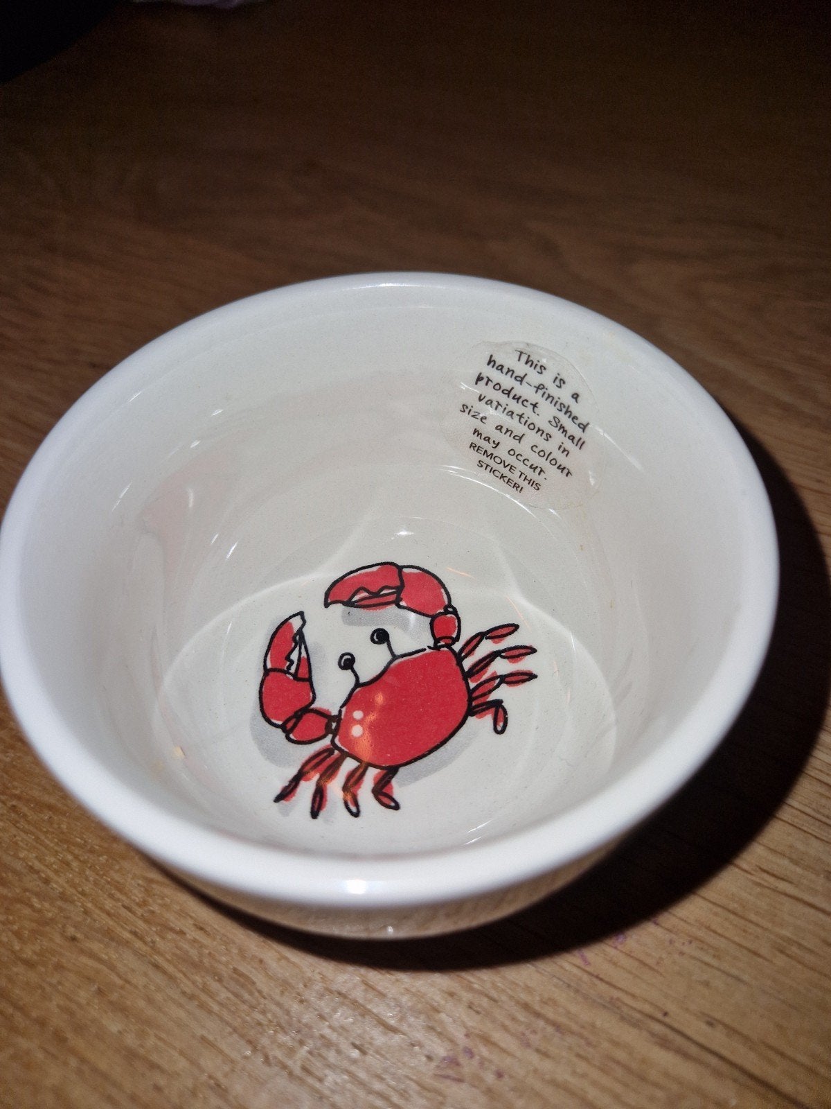 Leuke kom  Bond Amsterdam met zeedieren - La Plage 8 cm, Overige merken, Keramiek, Ophalen of Verzenden, Zo goed als nieuw