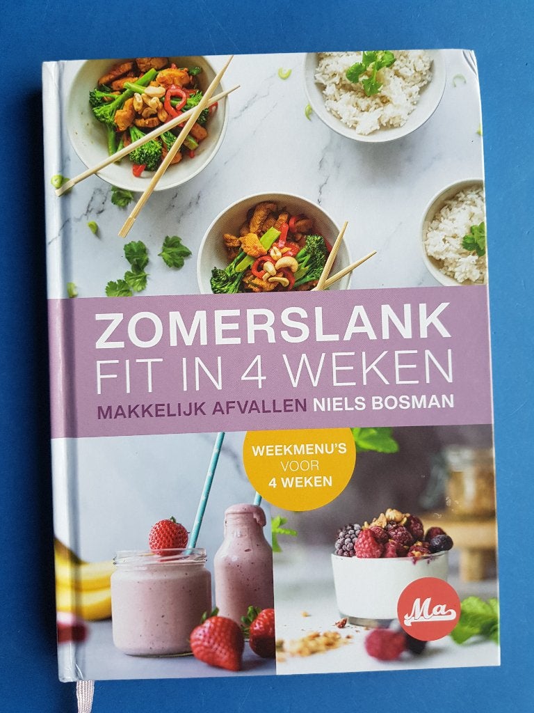 Zomerslank - Fit in 4 Weken - Niels Bosman, Boeken, Kookboeken, Zo goed als nieuw, Verzenden