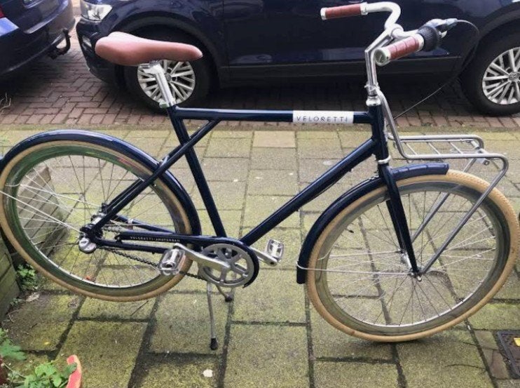 Veloretti heren fiets 28 inch met 3 versnellingen slot, Gebruikt, Versnellingen, 57 tot 61 cm, Ophalen