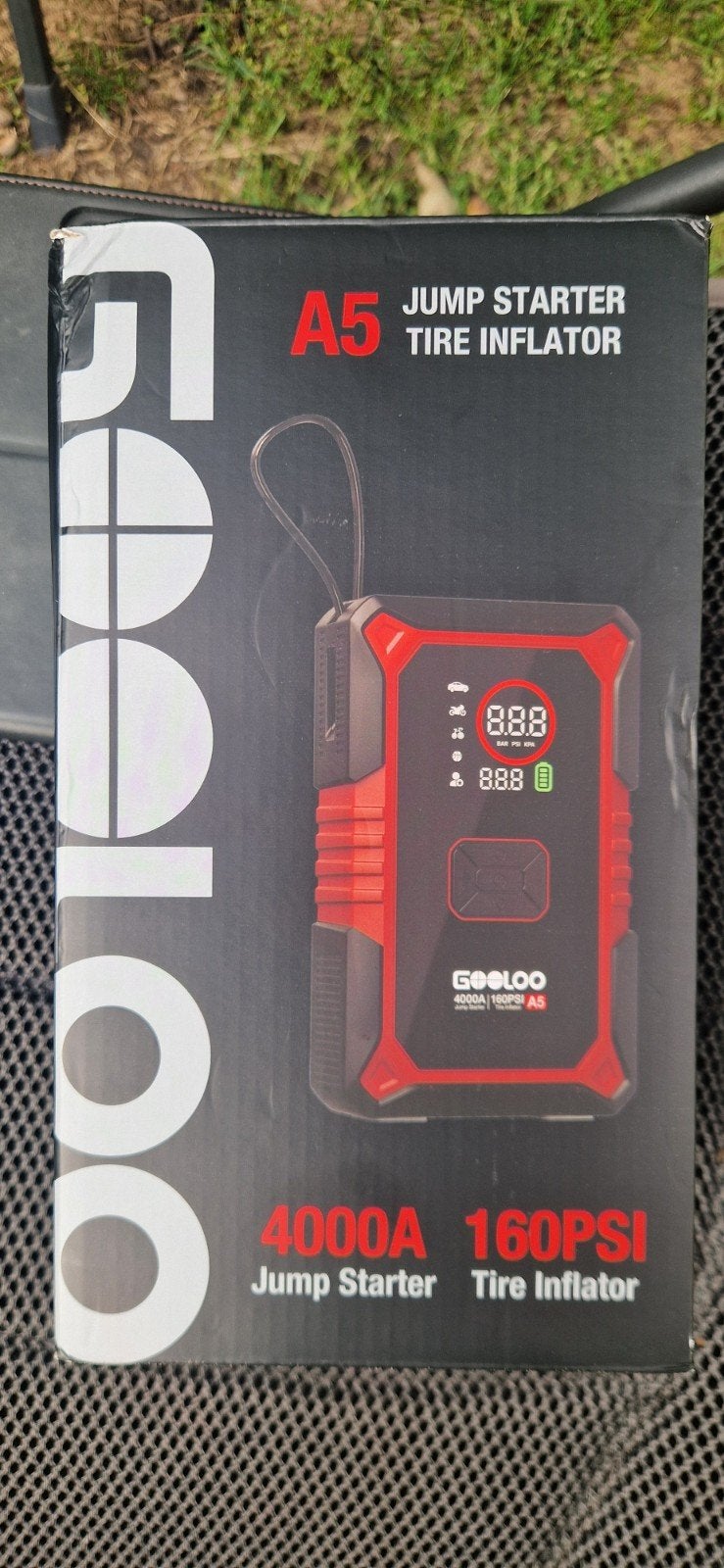 Nieuwe GOOLOO A5 Jump Starter met Bandenpomp/Compressor, Auto-onderdelen, Nieuw