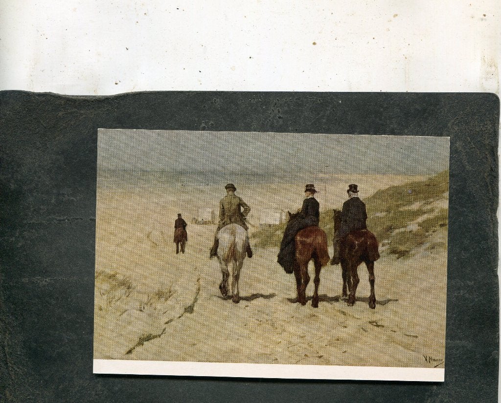 Ansicht Anton Mauve - Morgenrit langs het strand, Verzenden, 1980 tot heden, Ongelopen
